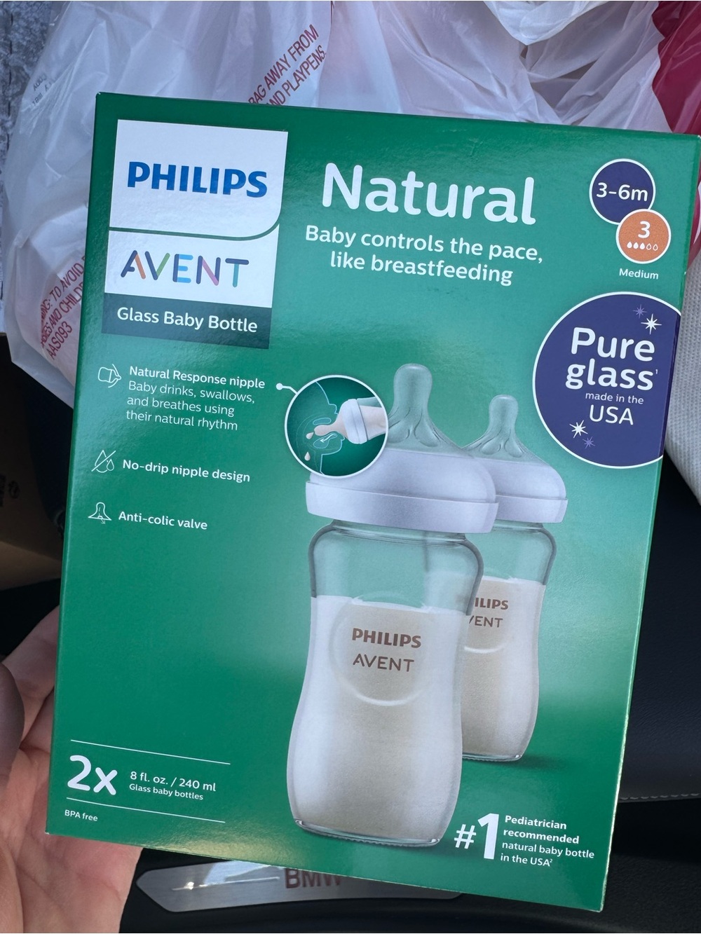 Philips Avent Glass Bottles